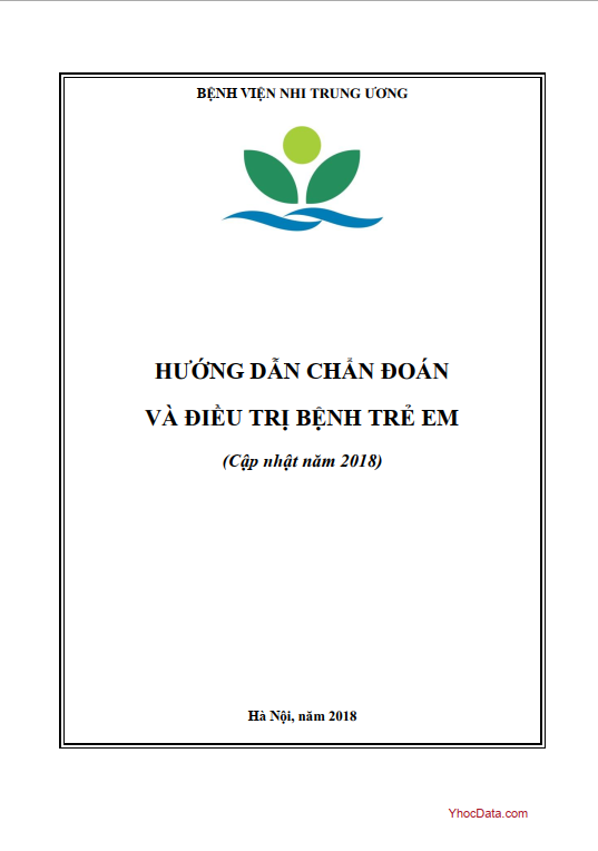 Hướng dẫn chẩn đoán & điều trị bệnh trẻ em-BV Nhi trung ương